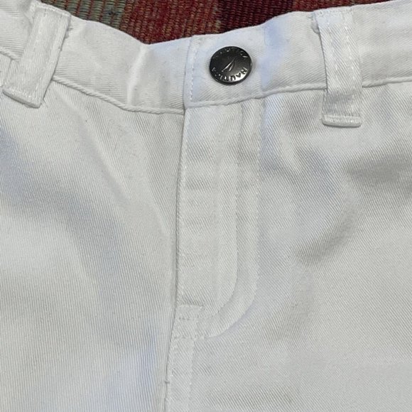 Nautica Toddler Boys White Cotton Shorts Elastic Waist And Pockets Size 18 Month - Picture 2 of 7